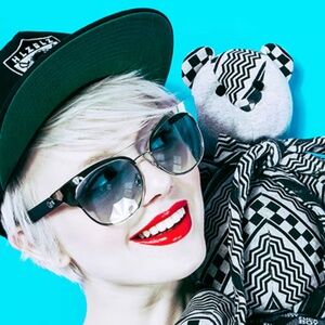 HELLZ BELLZ Punk Rocker Biker Zip Up NYC Double Hoodie Chevron Joan Jett HLZBLZ
